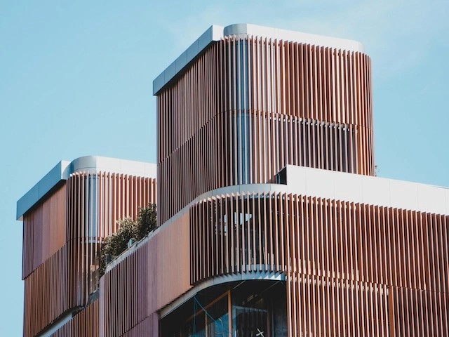 Modern building facade